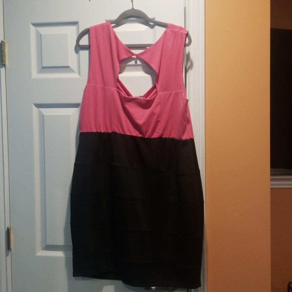 Plus size form fitting cocktail dress